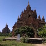 a large stone building with pointed towers